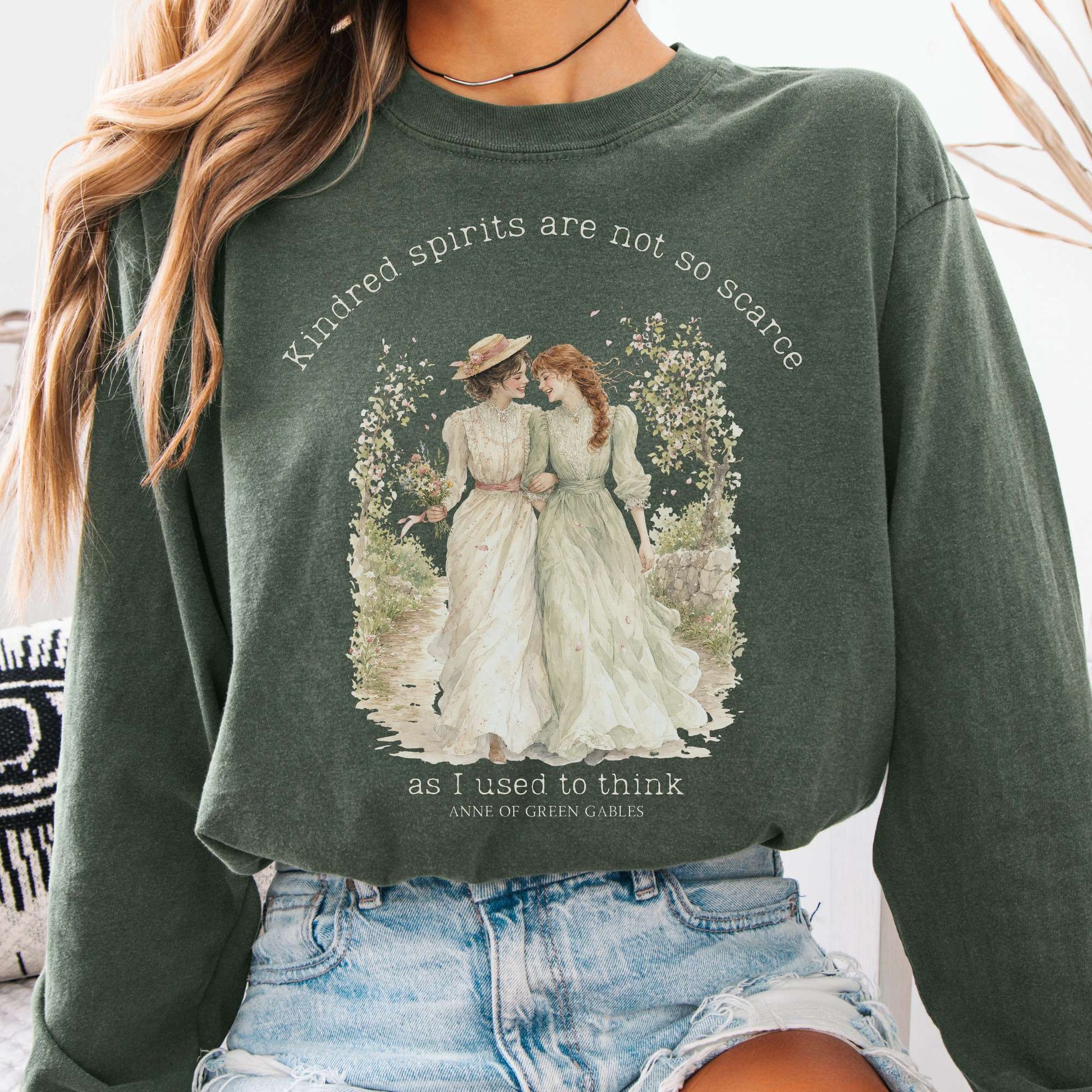 Hemp - Kindred Spirits Anne of Green Gables Literary Long Sleeve