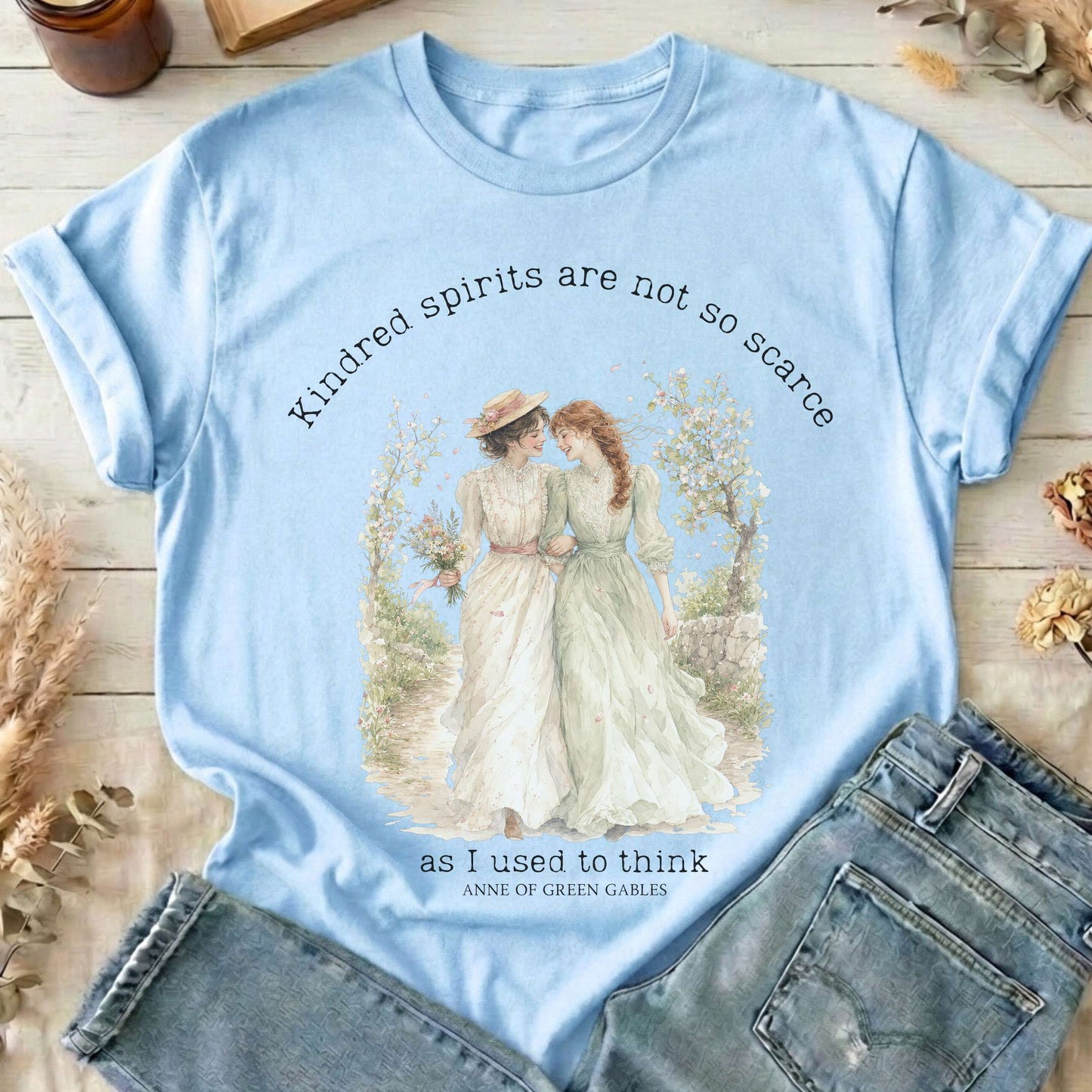 Kindred Spirits Anne of Green Gables Literary T-Shirt