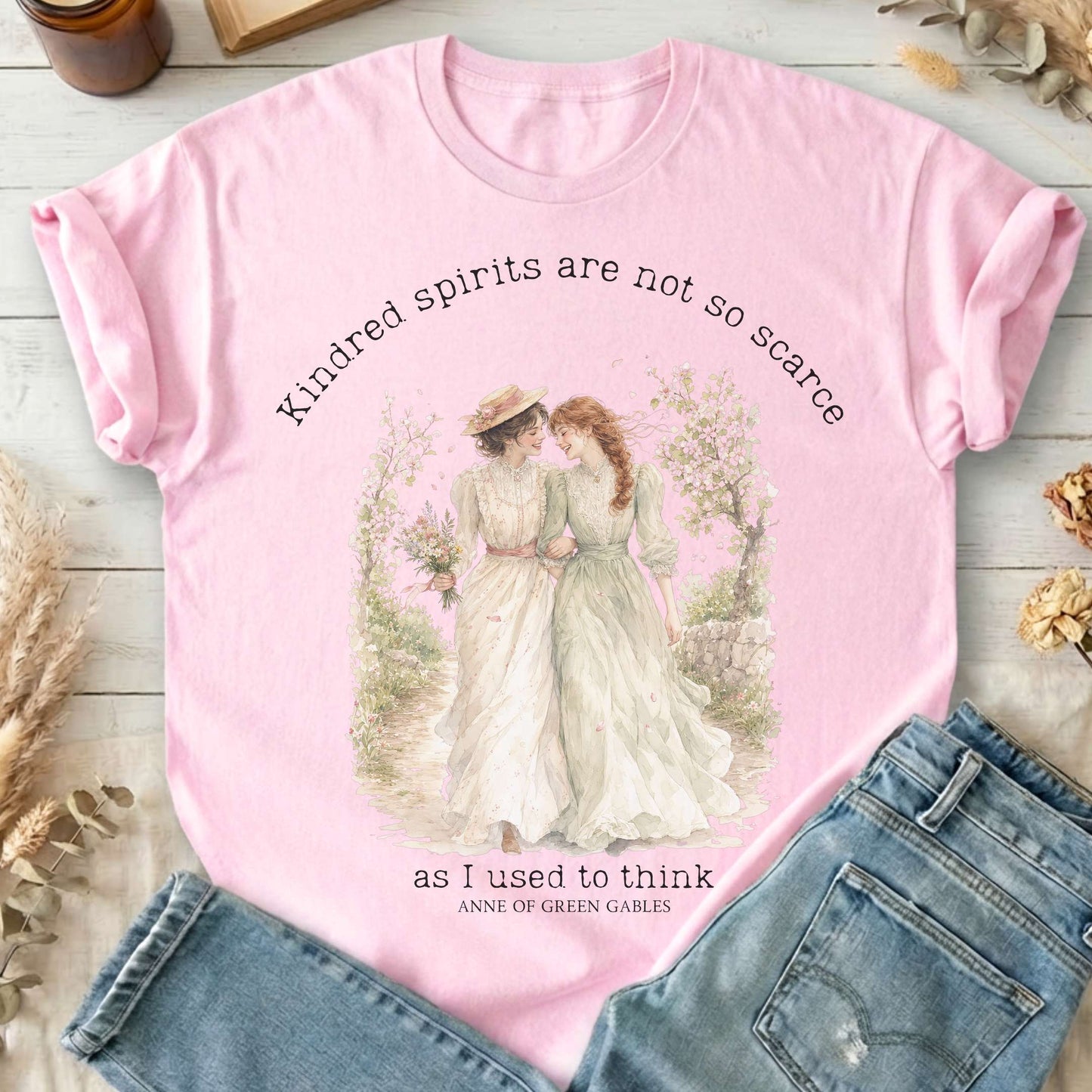 Kindred Spirits Anne of Green Gables Literary T-Shirt