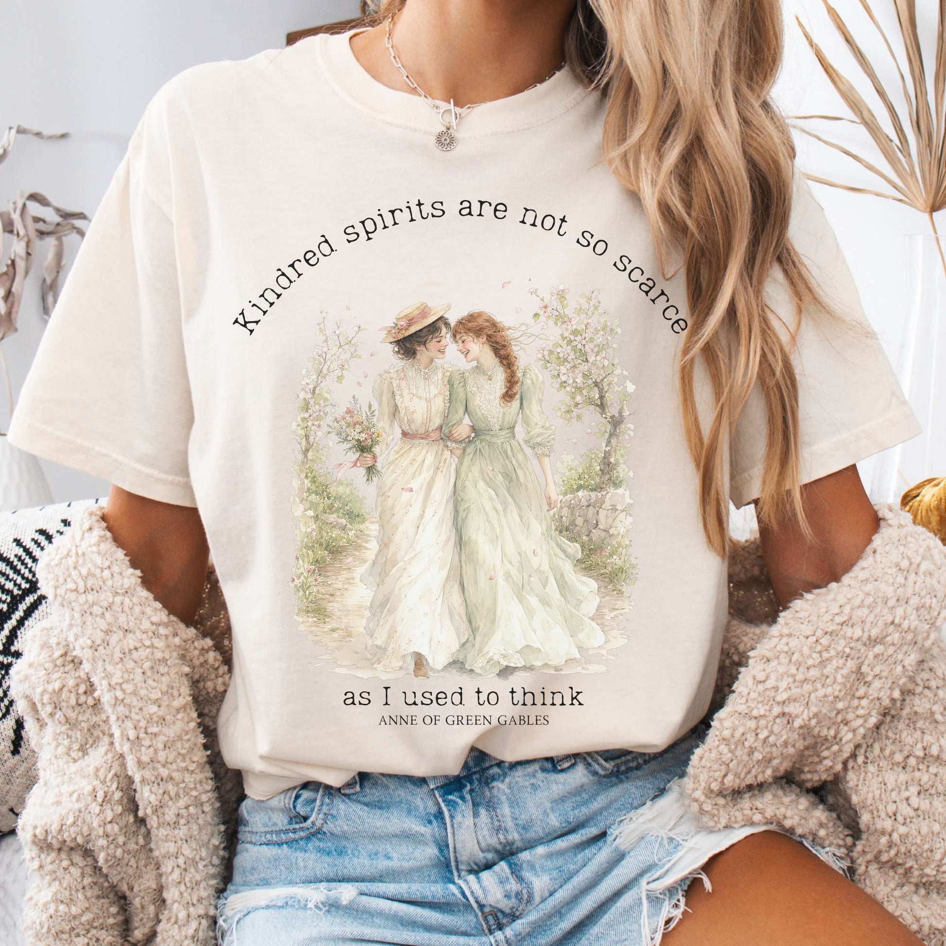 Ivory - Kindred Spirits Anne of Green Gables Literary T-Shirt