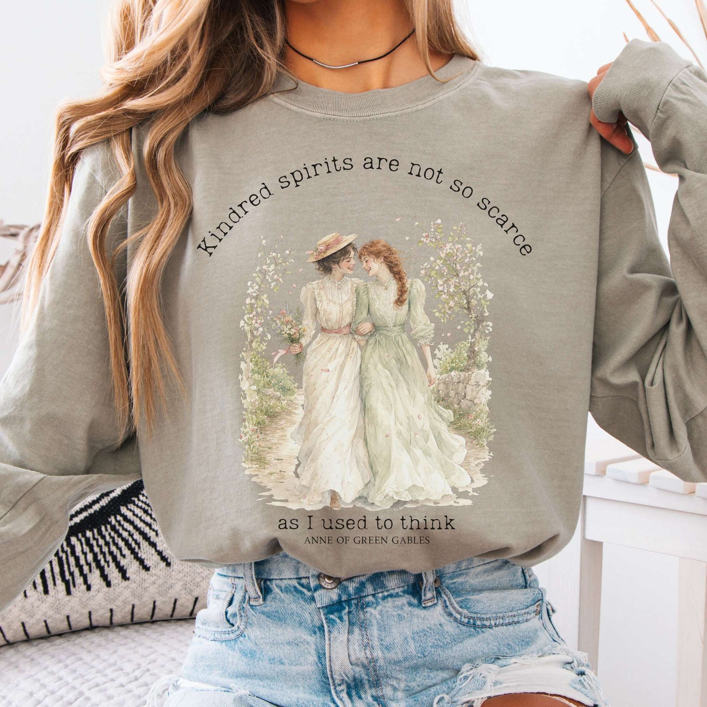 Sandstone - Kindred Spirits Anne of Green Gables Literary Long Sleeve