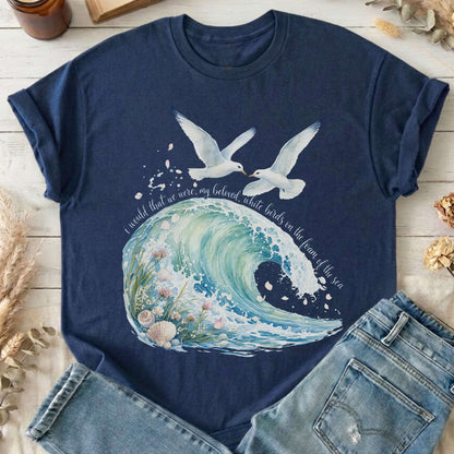 I Would That We Were White Birds W.B. Yeats Literary T-Shirt