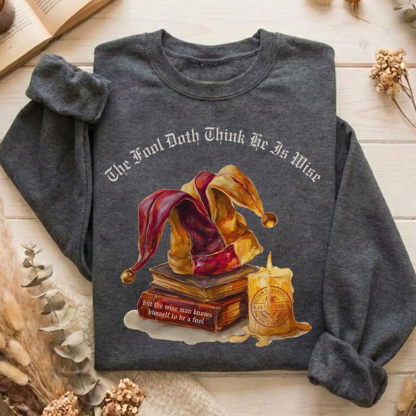 Sweatshirt Dark Heather / S Design 246 Crewneck Sweatshirt The Mystic Eden