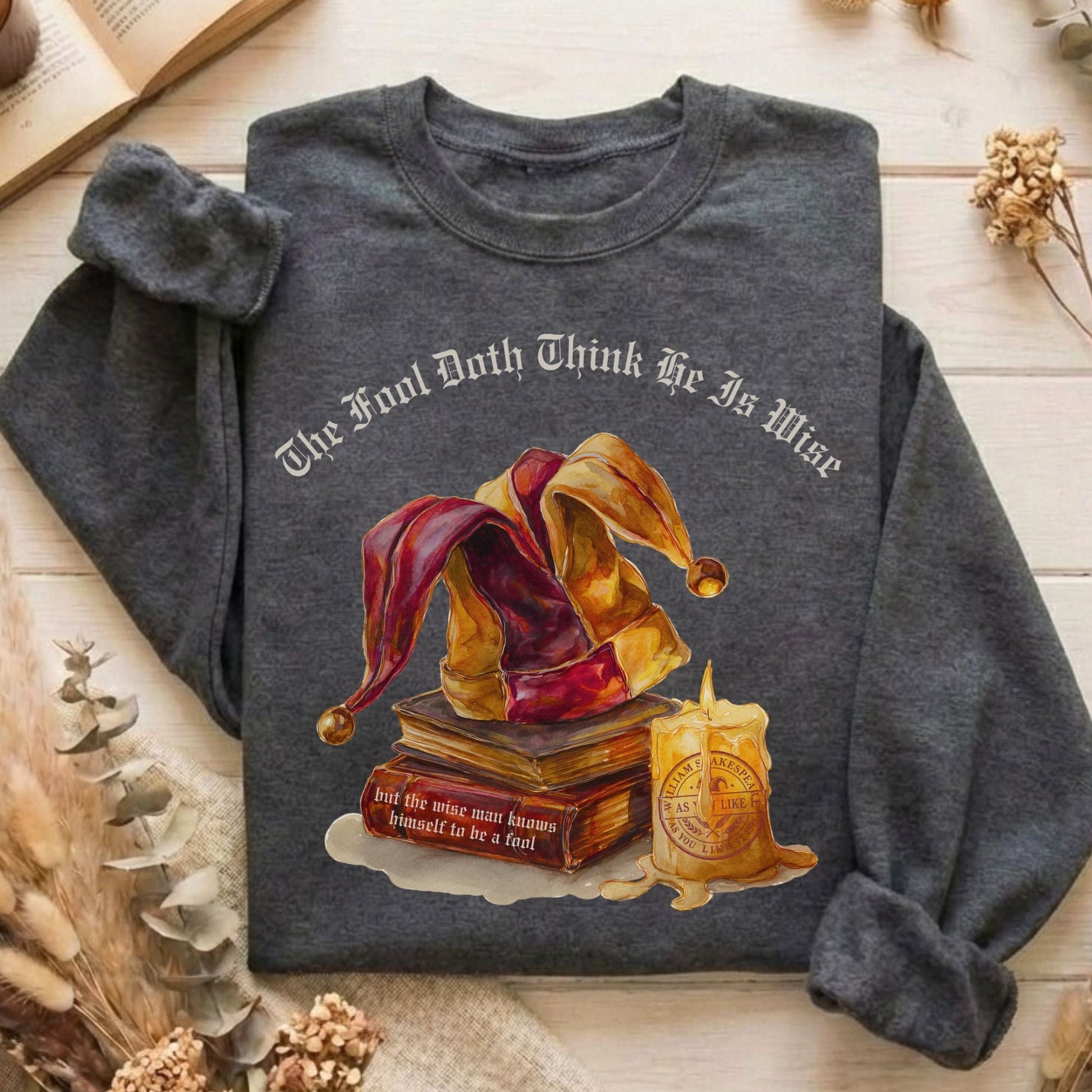 Sweatshirt Dark Heather / S Design 246 Crewneck Sweatshirt The Mystic Eden