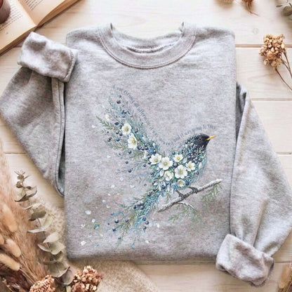 Stopping By Woods On a Snowy Evening Robert Frost Literary Sweatshirt