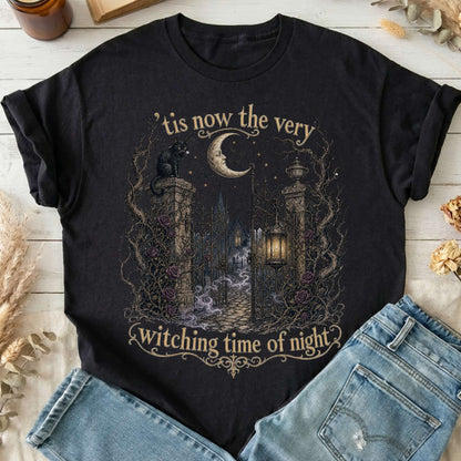 'Tis Now the Very Witching Time of Night Shakespeare Literary T-Shirt
