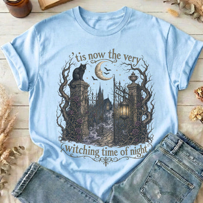'Tis Now the Very Witching Time of Night Shakespeare Literary T-Shirt