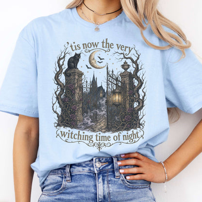 'Tis Now the Very Witching Time of Night Shakespeare Literary T-Shirt