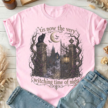 'Tis Now the Very Witching Time of Night Shakespeare Literary T-Shirt