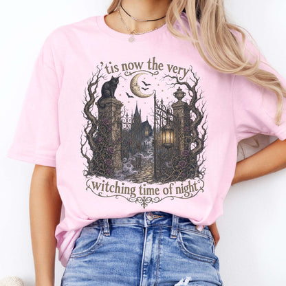 'Tis Now the Very Witching Time of Night Shakespeare Literary T-Shirt