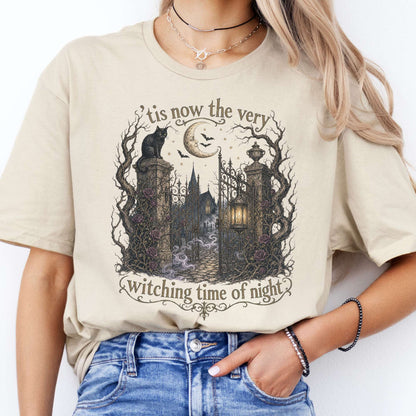 'Tis Now the Very Witching Time of Night Shakespeare Literary T-Shirt