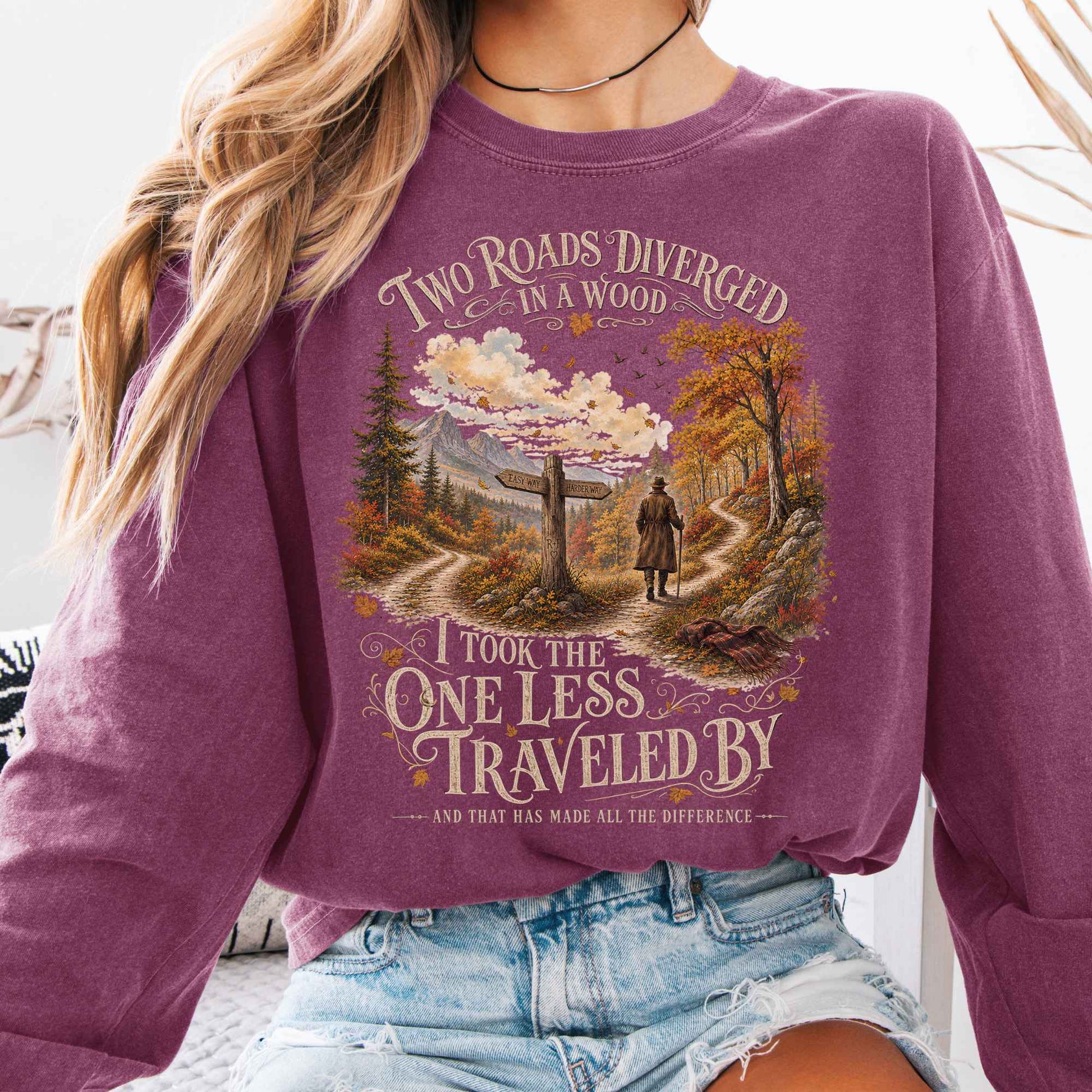 Long-sleeve Berry / S Design 341 Long Sleeve The Mystic Eden
