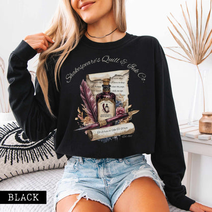 Shakespeare's Quill & Ink Co. Long Sleeved Shirt