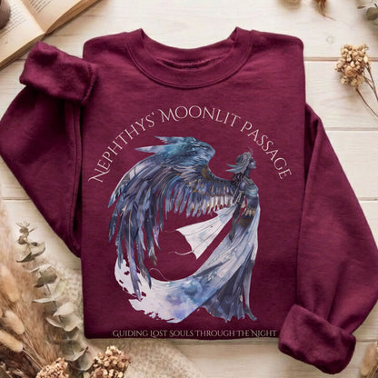 Sweatshirt Maroon / S Design 265 Crewneck Sweatshirt The Mystic Eden
