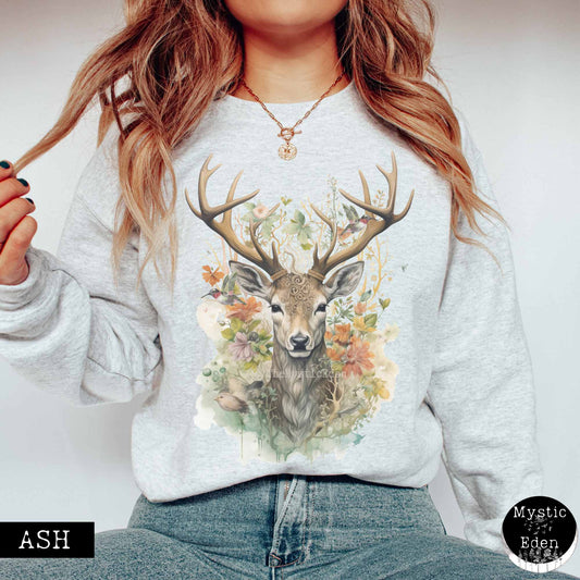 Deer cottagecore sweatshirt