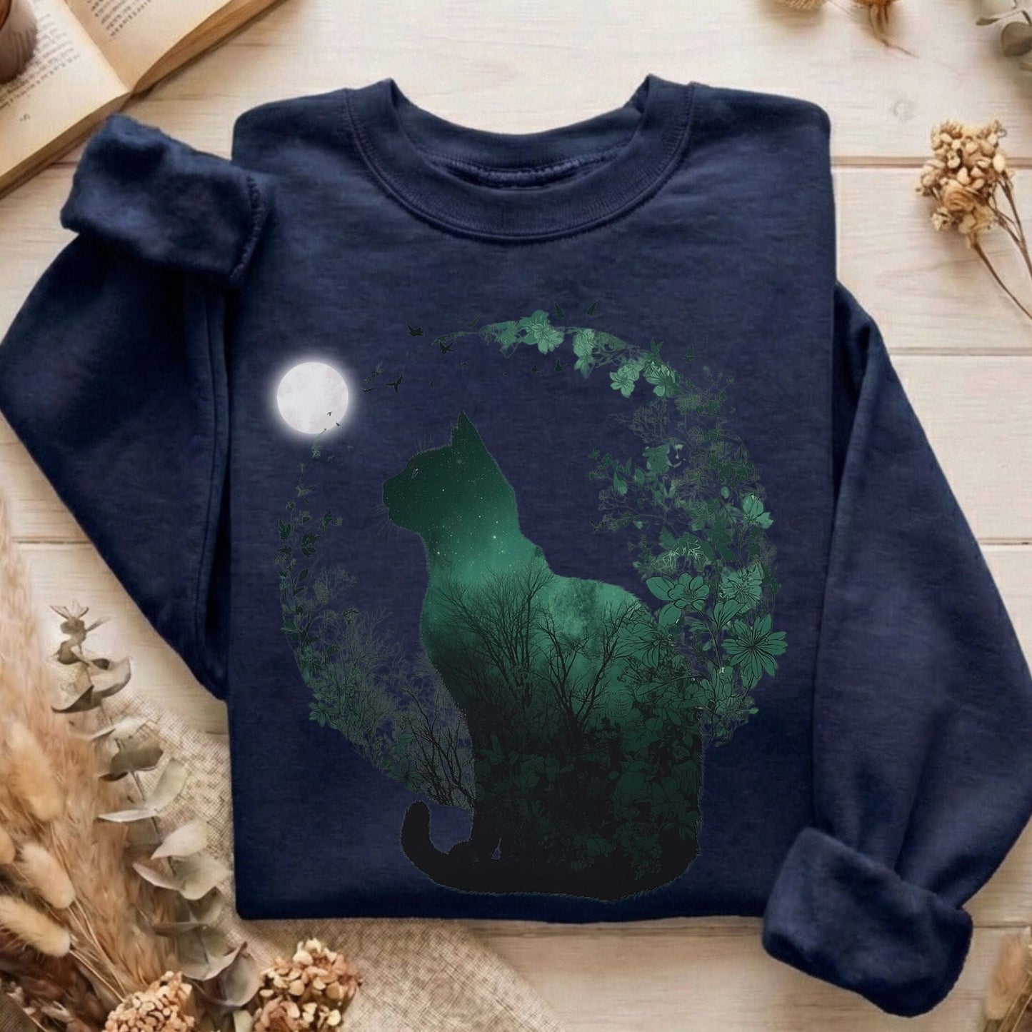 Sweatshirt Navy / S Design 208 Sweatshirt The Mystic Eden