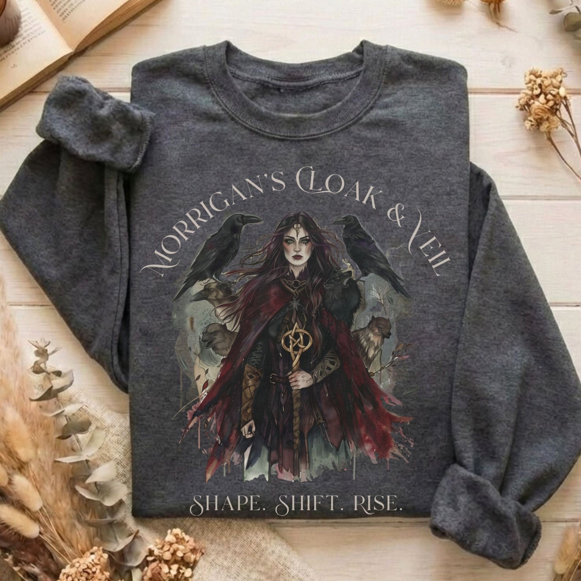 Sweatshirt Dark Heather / S Design 212 Sweater The Mystic Eden