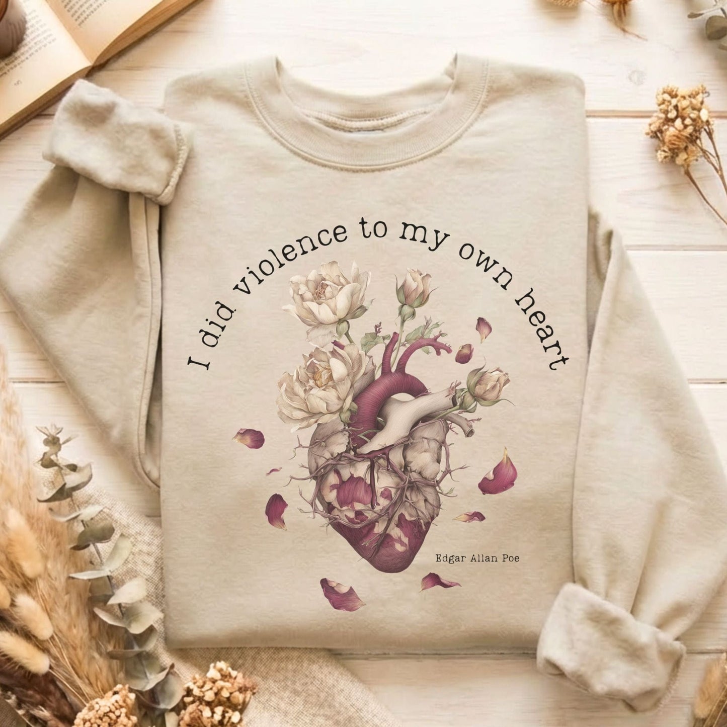 Sweatshirt Sand / S Design 252 Crewneck Sweatshirt The Mystic Eden