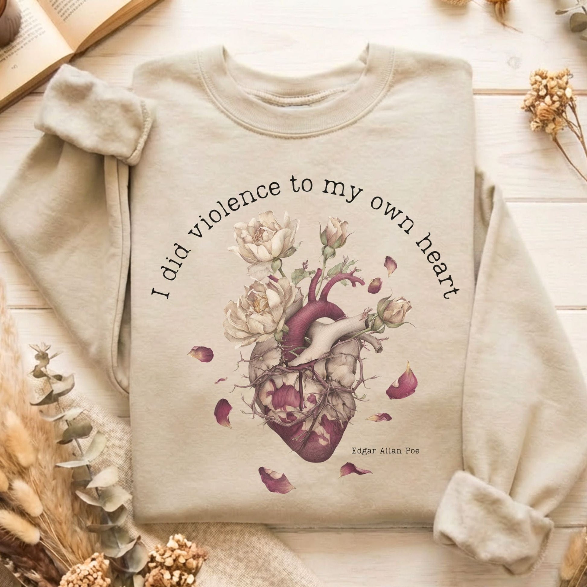 Sweatshirt Sand / S Design 252 Crewneck Sweatshirt The Mystic Eden