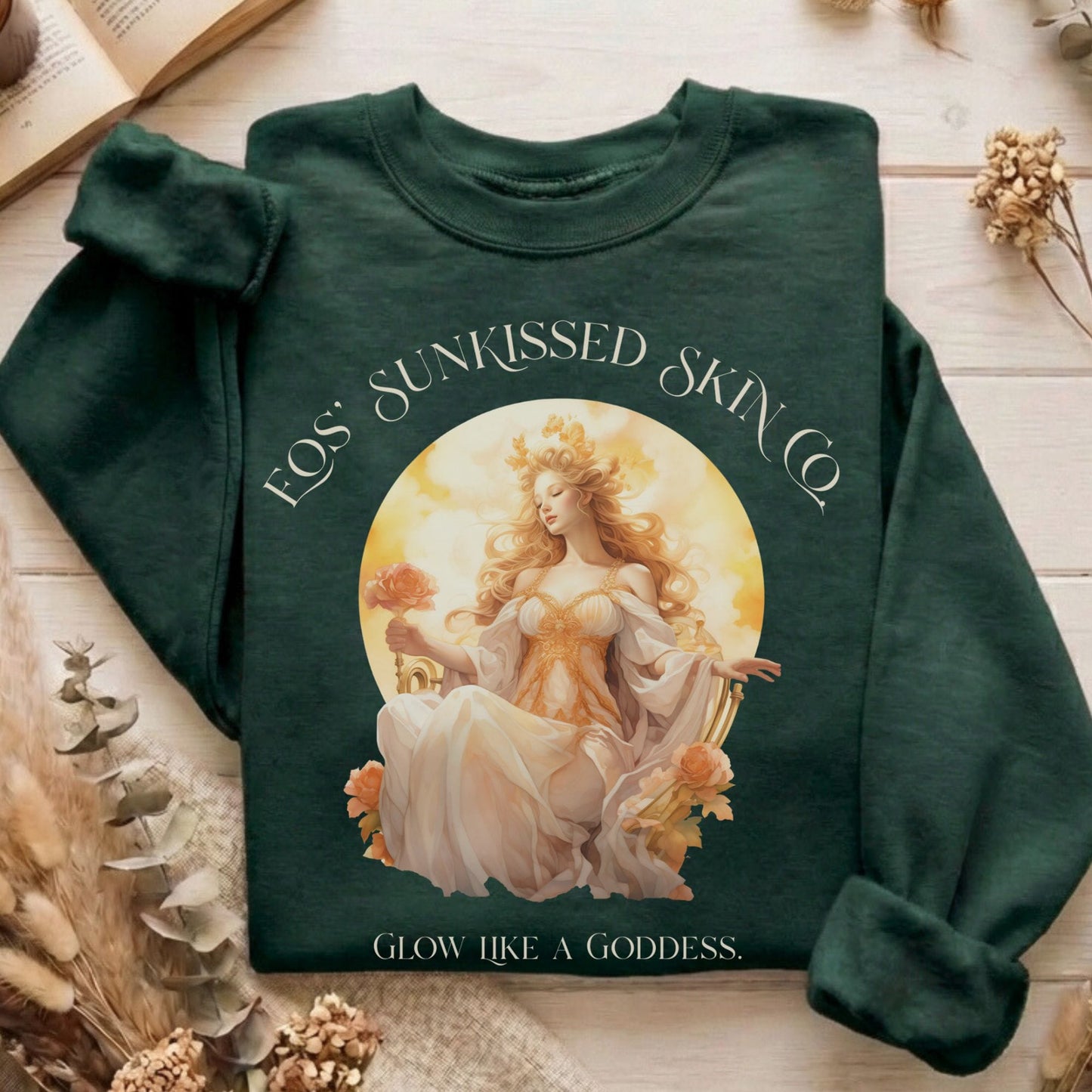 Sweatshirt Forest Green / S Design 219 Sweater The Mystic Eden