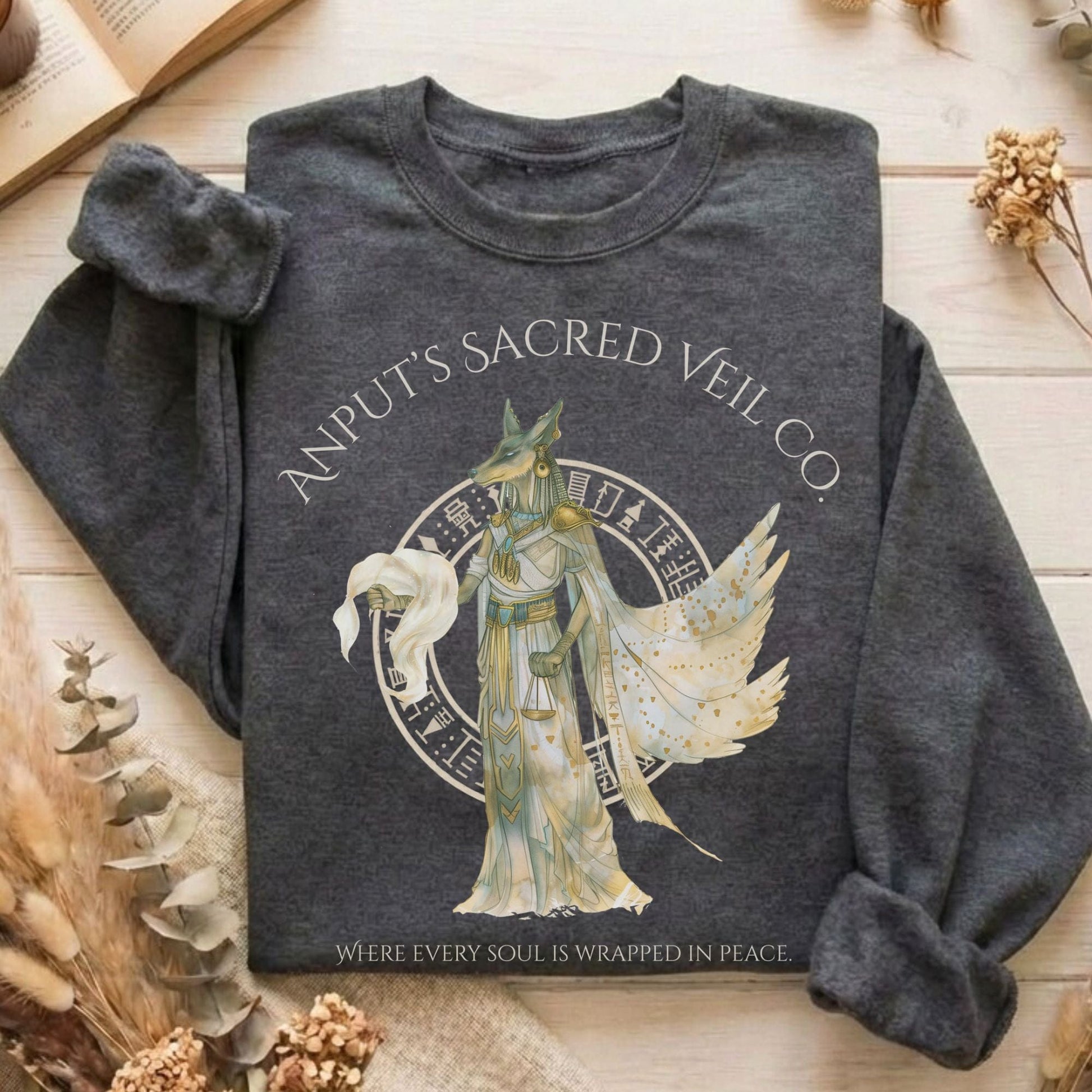 Sweatshirt Dark Heather / S Design 262 Crewneck Sweatshirt The Mystic Eden