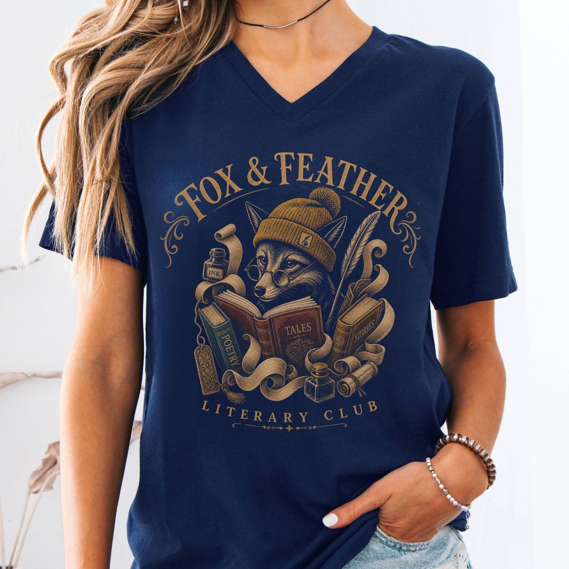 V-neck Navy / S Design 312 V-Neck The Mystic Eden