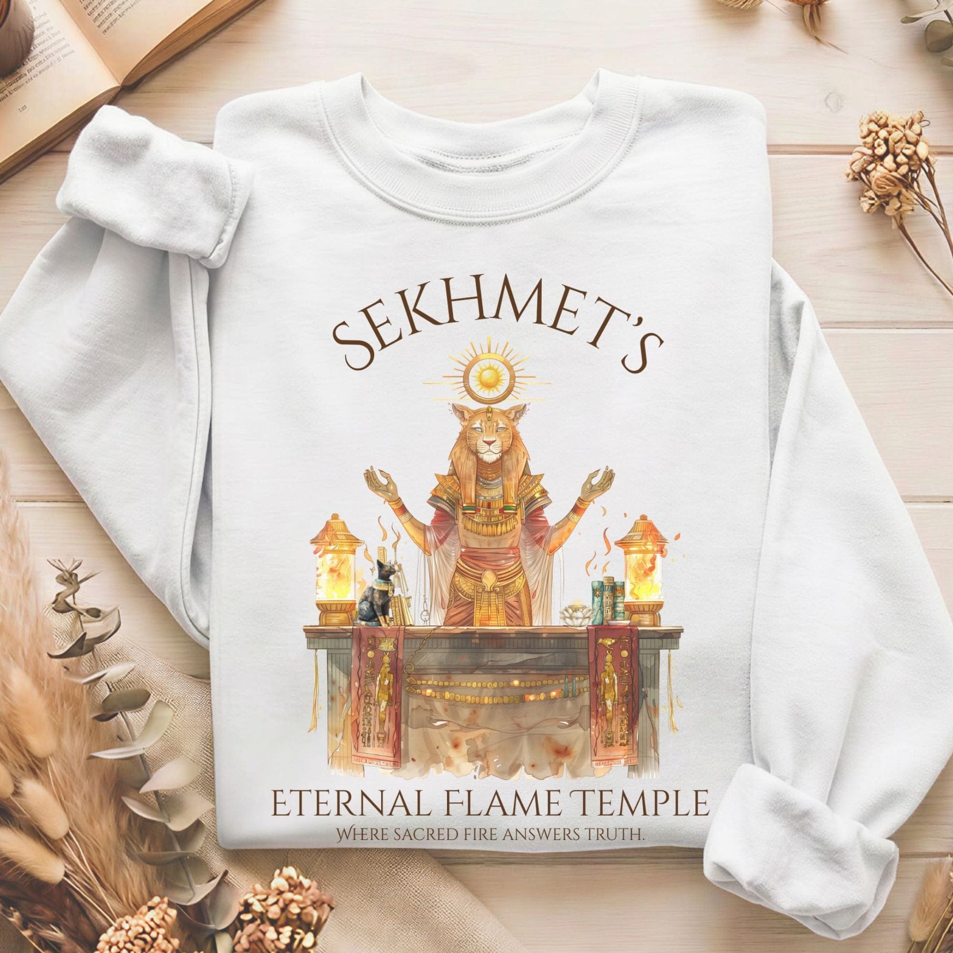Sweatshirt White / S Design 264 Crewneck Sweatshirt The Mystic Eden