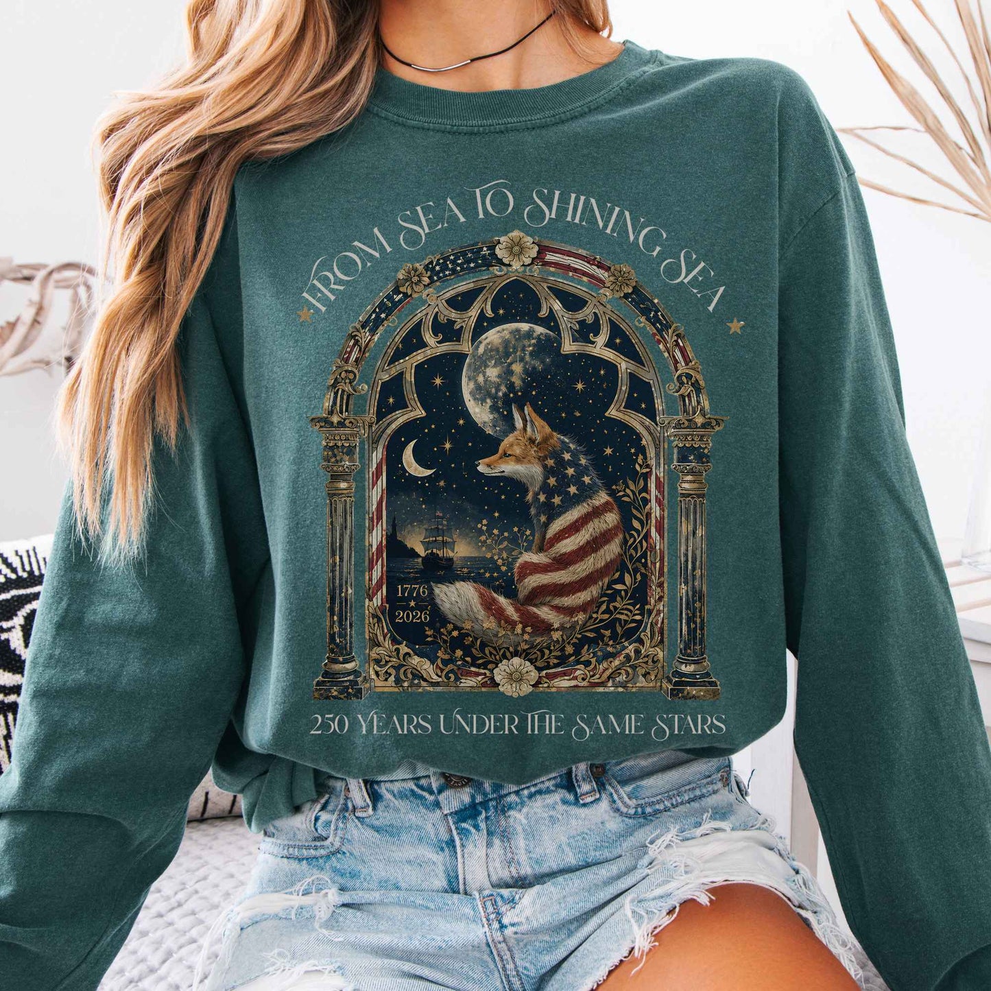 Long-sleeve Blue Spruce / S Design 333 Long Sleeve The Mystic Eden