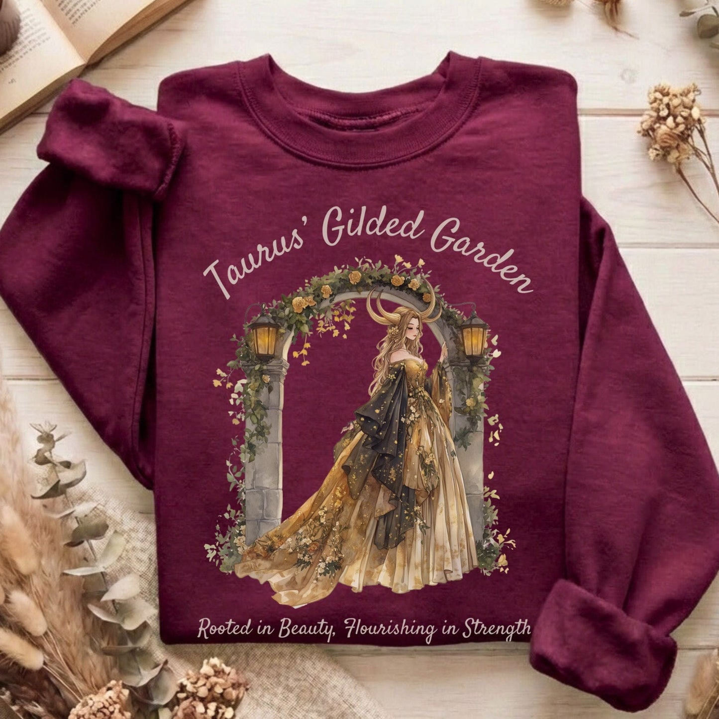Sweatshirt Maroon / S Design 152 Sweatshirt The Mystic Eden