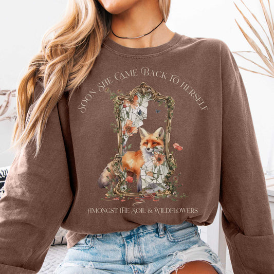 Long-sleeve Espresso / S Soon She Came Back to Herself  Long Sleeve The Mystic Eden