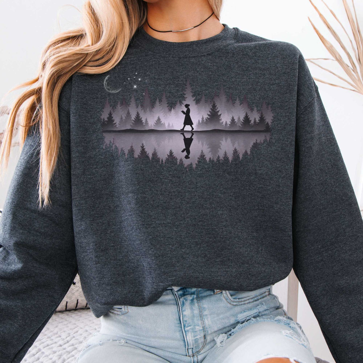 Sweatshirt Dark Heather / S Design 299 Crewneck Sweatshirt The Mystic Eden