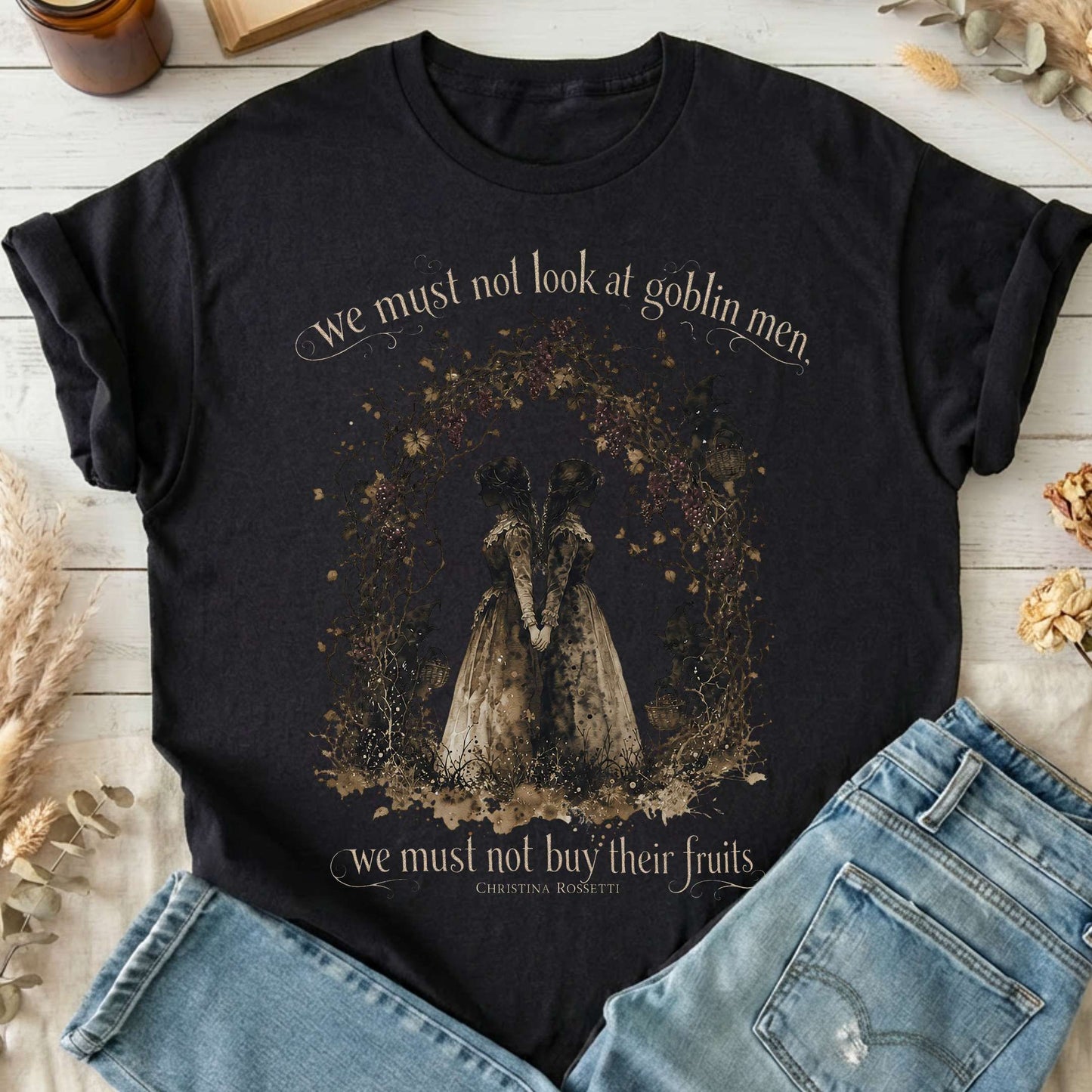 The Goblin Market Christina Rossetti Literary T-Shirt