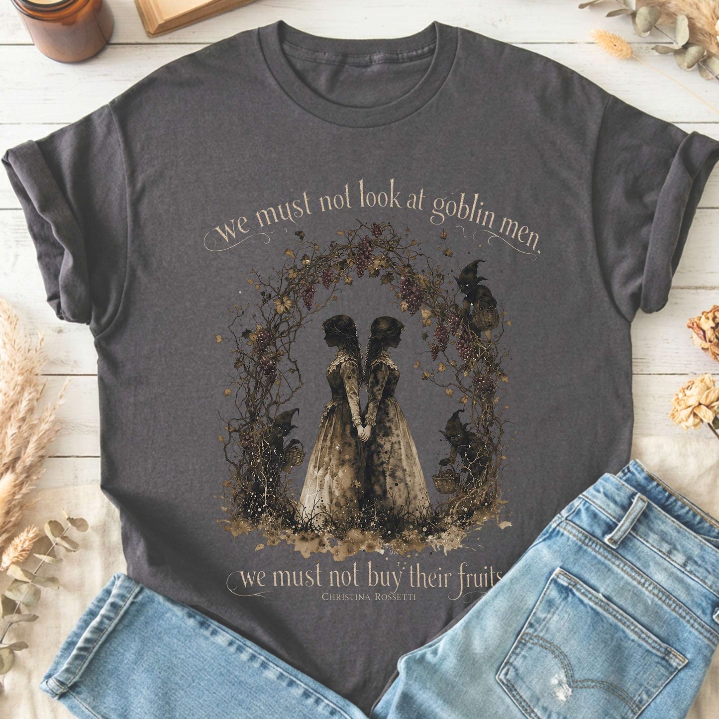 The Goblin Market Christina Rossetti Literary T-Shirt