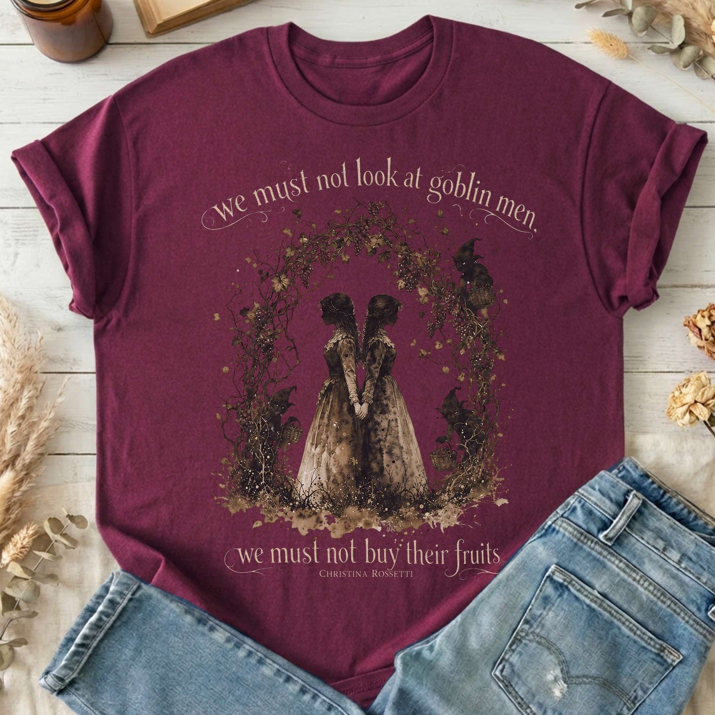 The Goblin Market Christina Rossetti Literary T-Shirt