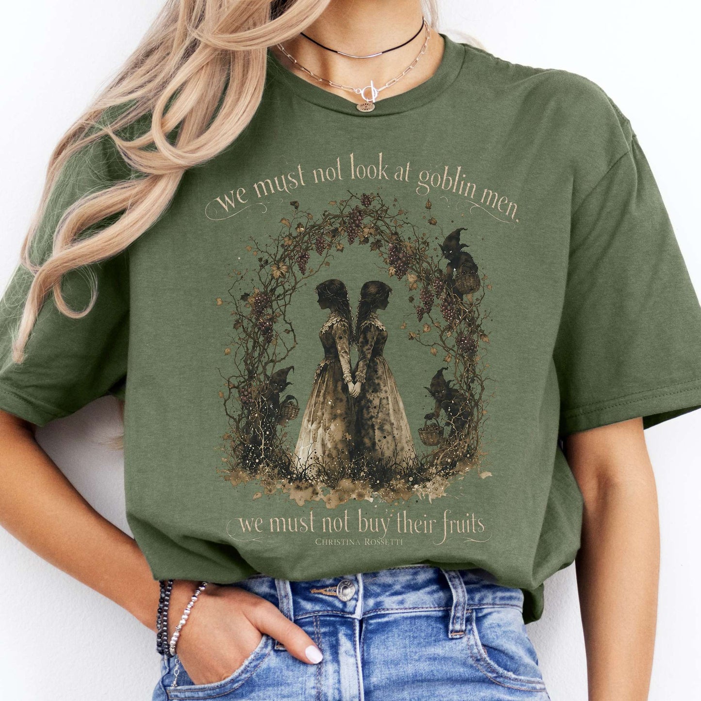 The Goblin Market Christina Rossetti Literary T-Shirt