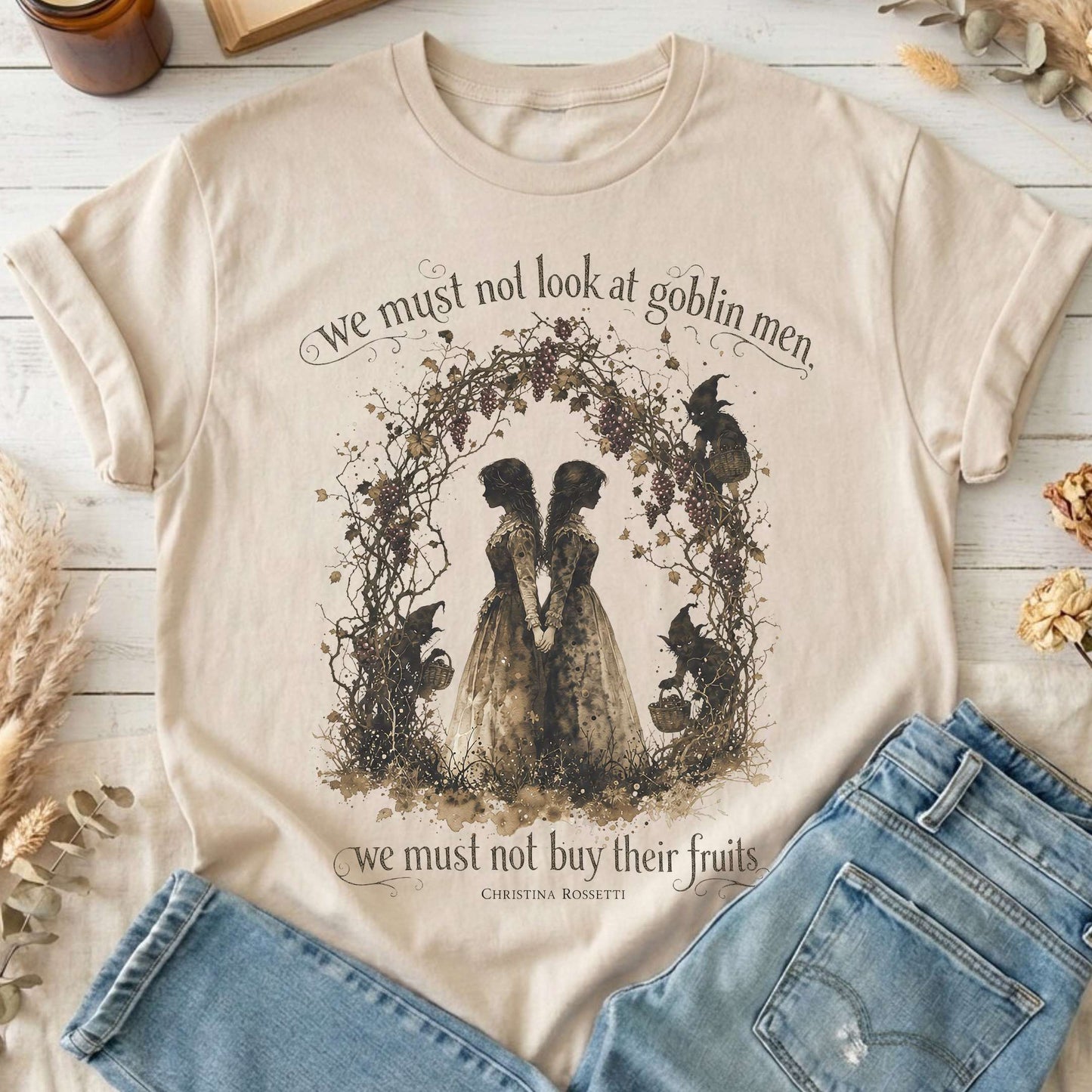 The Goblin Market Christina Rossetti Literary T-Shirt