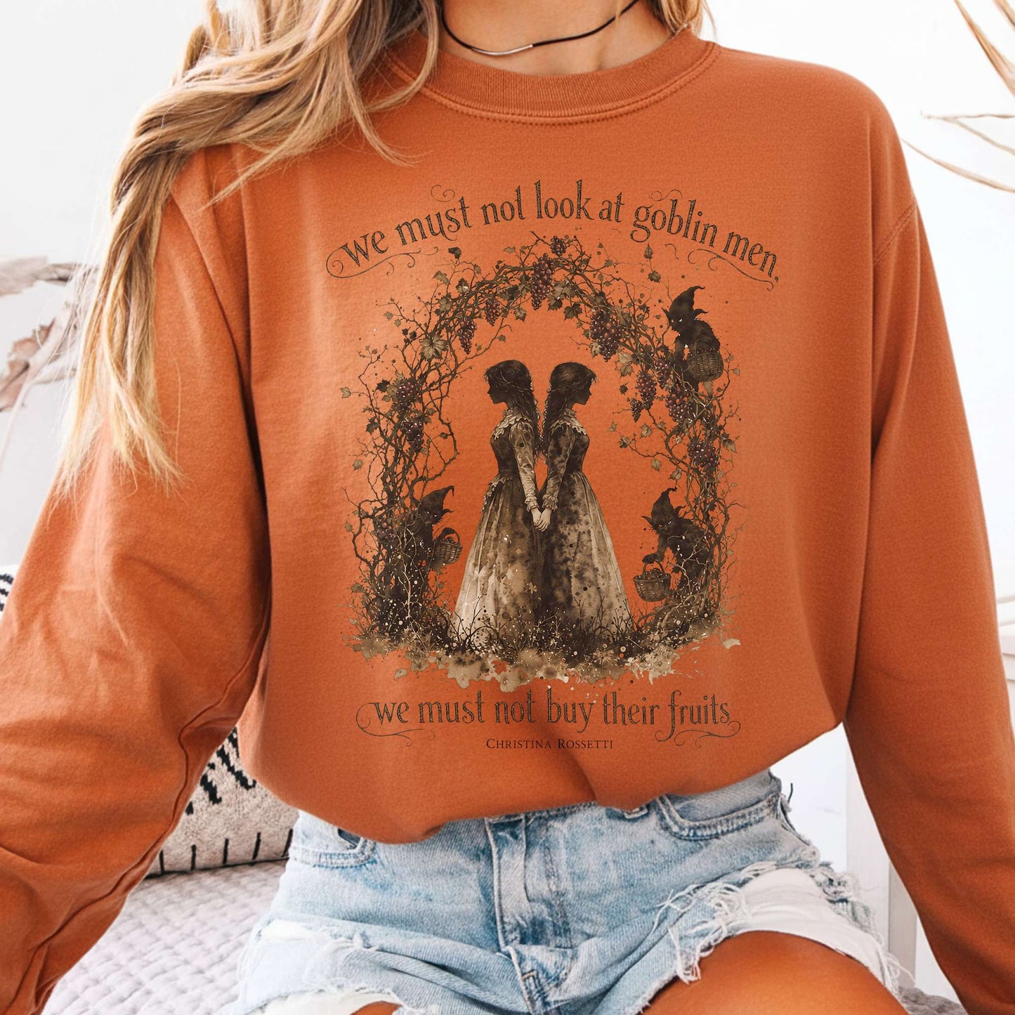 Long-sleeve Yam / S The Goblin Market Christina Rossetti Literary Long Sleeve The Mystic Eden