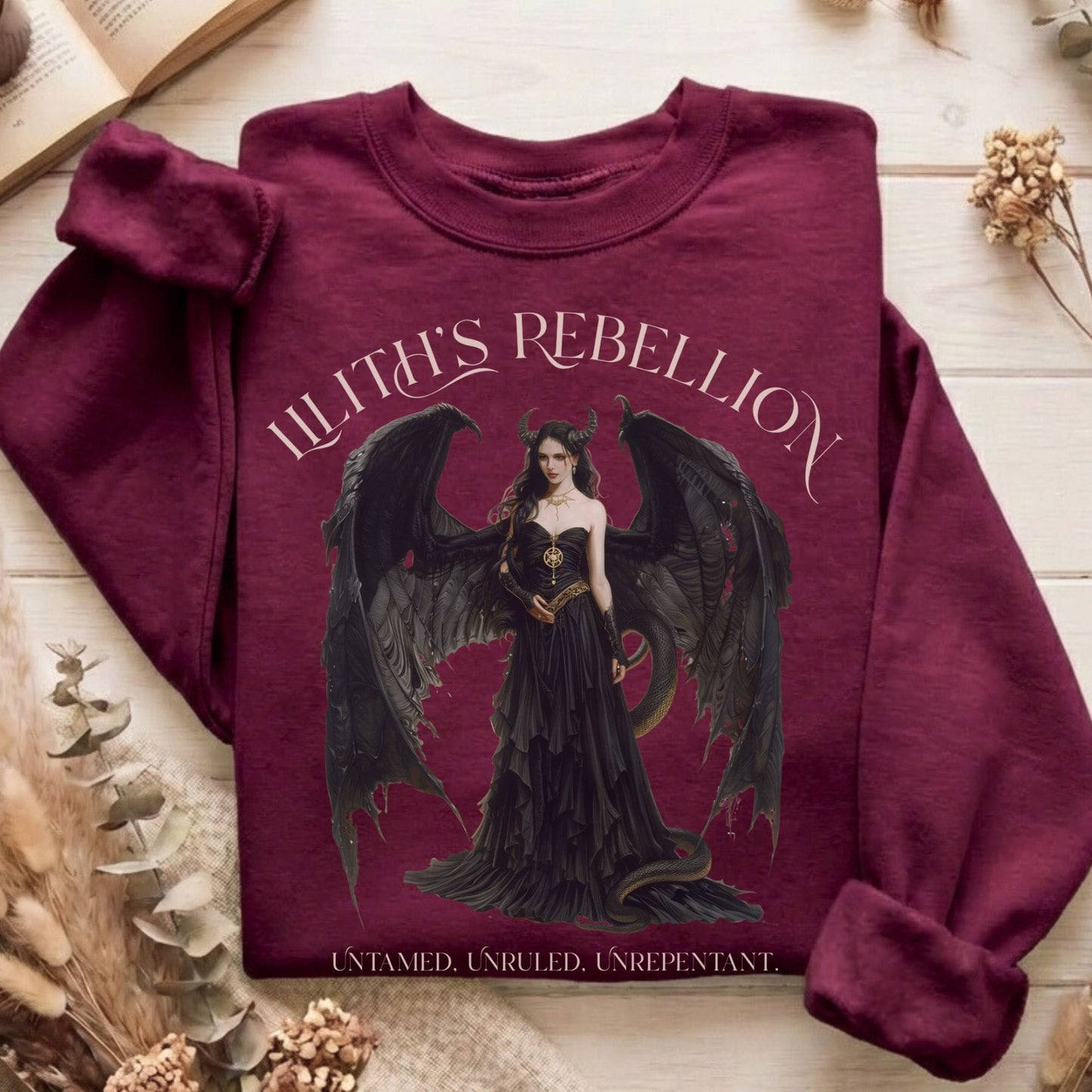 Sweatshirt Maroon / S Design 213 Sweatshirt The Mystic Eden