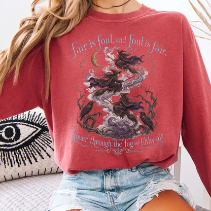 Fair Is Foul and Foul Is Fair Macbeth Shakespeare Long Sleeve