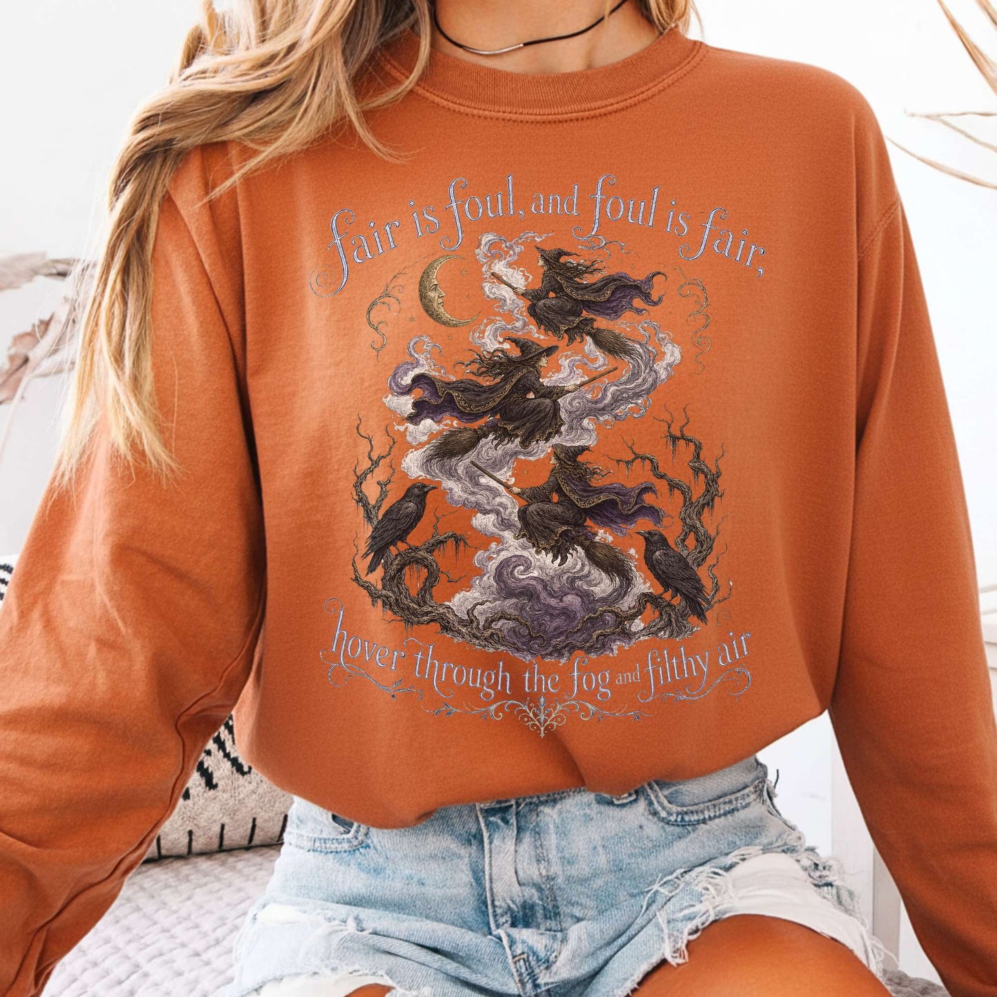 Fair Is Foul and Foul Is Fair Macbeth Shakespeare Long Sleeve