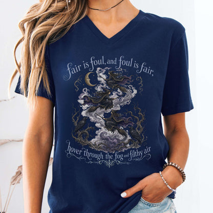 Fair Is Foul and Foul Is Fair Macbeth Shakespeare V-Neck