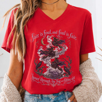 Fair Is Foul and Foul Is Fair Macbeth Shakespeare V-Neck