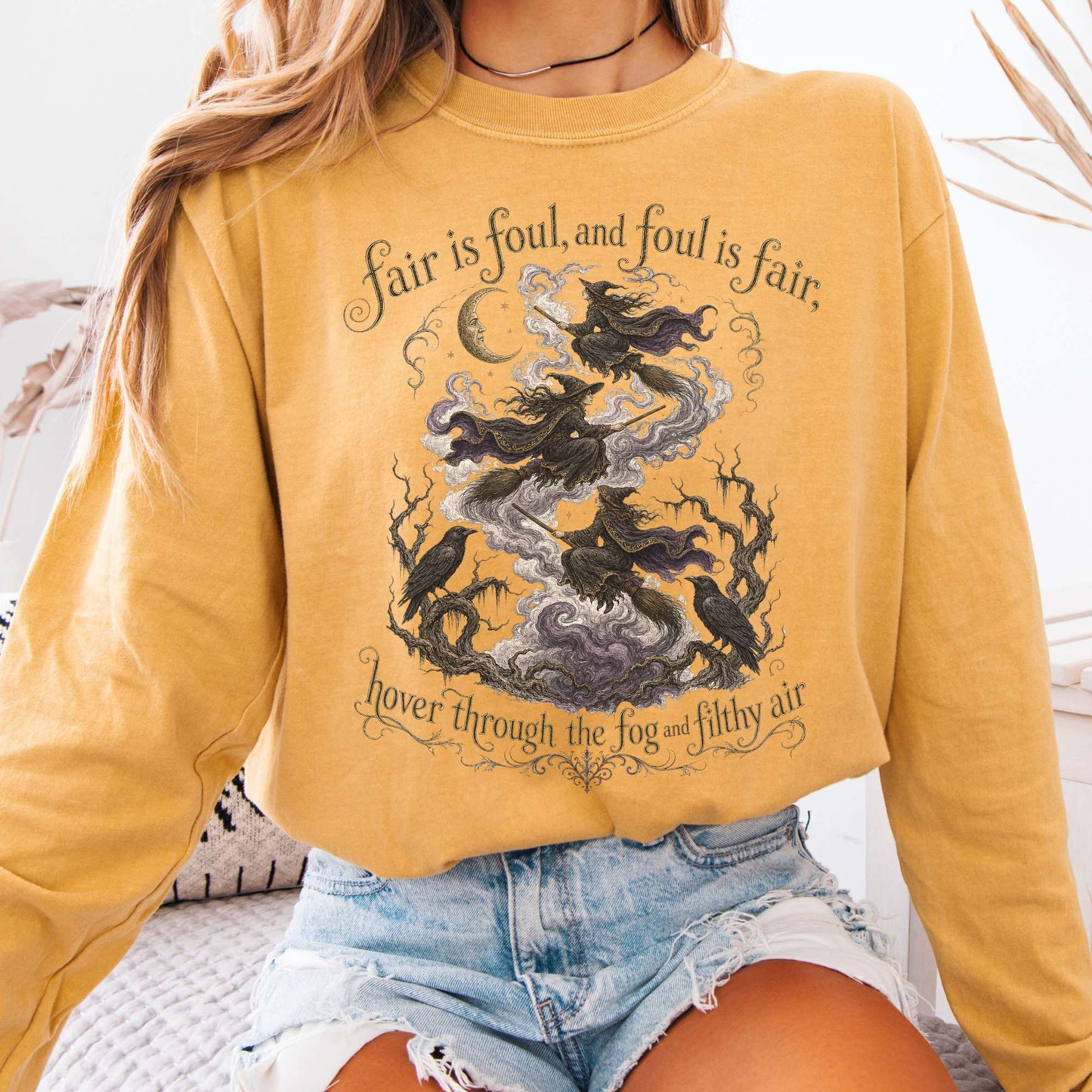 Fair Is Foul and Foul Is Fair Macbeth Shakespeare Long Sleeve