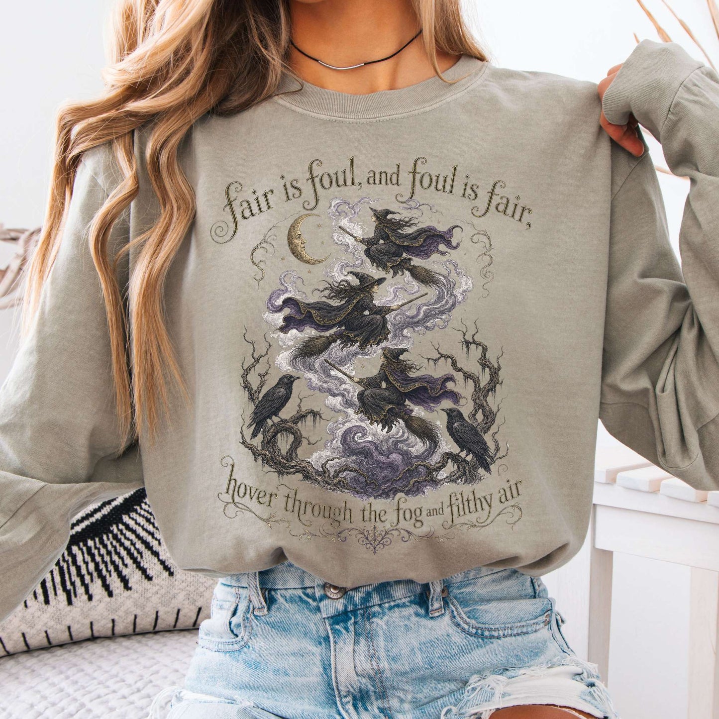 Fair Is Foul and Foul Is Fair Macbeth Shakespeare Long Sleeve