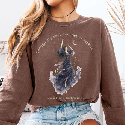 Though My Soul May Set in Darkness Sarah Williams Literary Long Sleeve