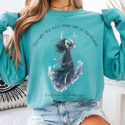 Though My Soul May Set in Darkness Sarah Williams Literary Long Sleeve