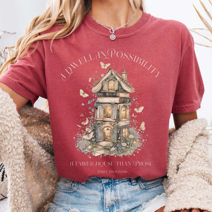 I Dwell in Possibility Emily Dickinson Literary T-Shirt