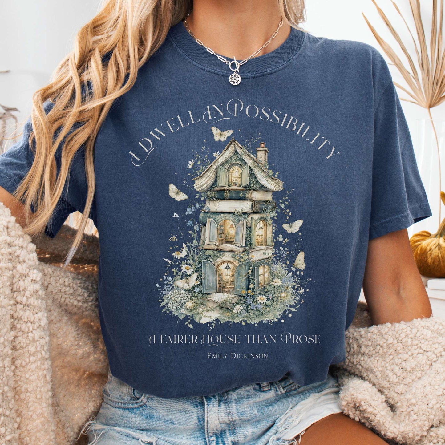 I Dwell in Possibility Emily Dickinson Literary T-Shirt