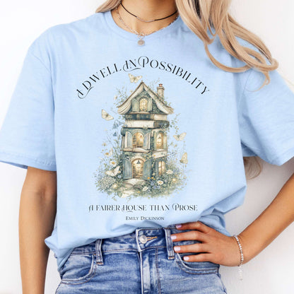 I Dwell in Possibility Emily Dickinson Literary T-Shirt
