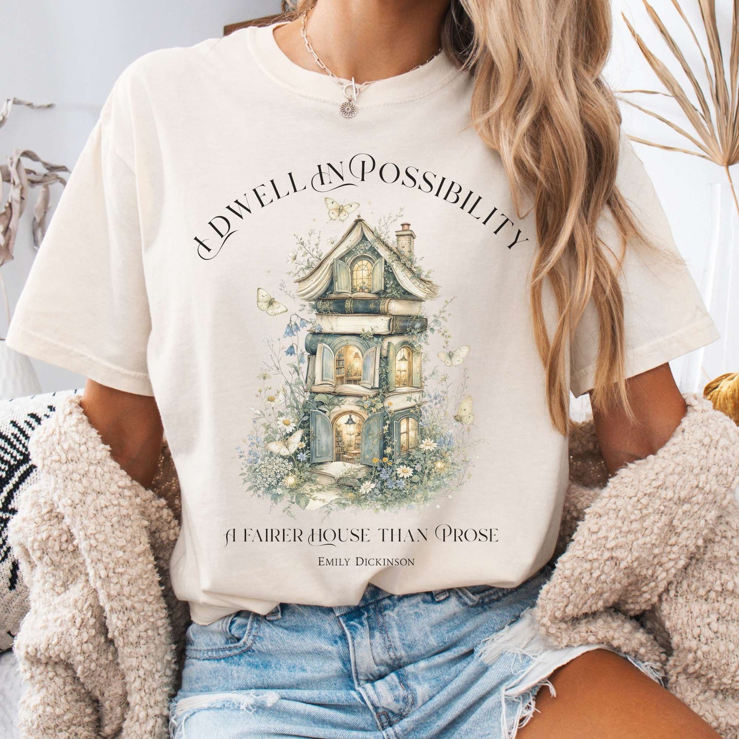 I Dwell in Possibility Emily Dickinson Literary T-Shirt